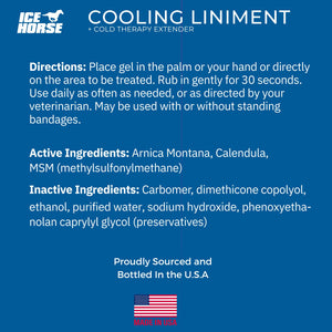 Cooling Liniment and Cold Therapy Extender