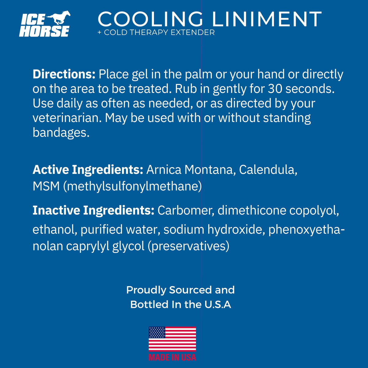 Cold Liniments Cooling Liniment and Cold Therapy Extender - MacKinnon Products