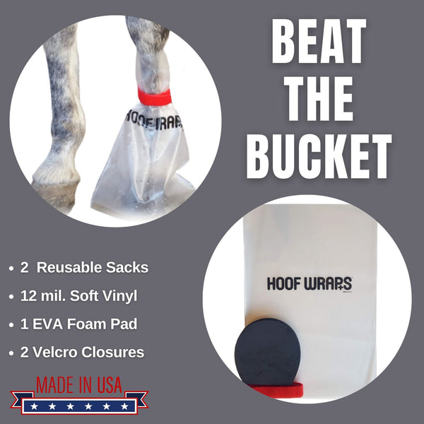 Hoof Wraps Soaker Sacks For Icing And Soaking Horses Hoofs. MacKinnon
